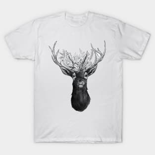 Wild Enough Floral Deer T-Shirt